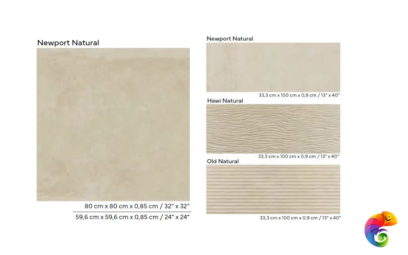 PORCELANOSA HAWI NATURAL 33.3х100 G-271