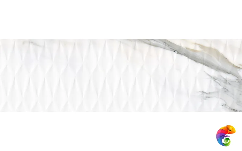 COLORKER CALACATTA IRIS GOLD WHITE 31.6х100 M-77
