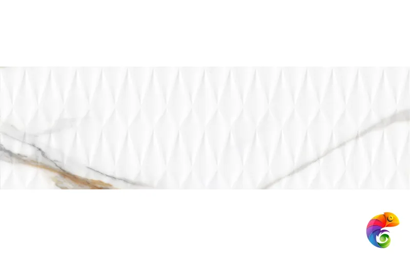 COLORKER CALACATTA IRIS GOLD WHITE 31.6х100 M-77