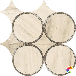 LANTIC TEMPO CIRCLE BEIGE 29.9х29.9 G-142