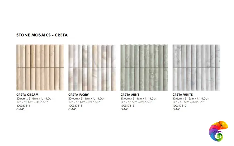 LANTIC CRETA WHITE 30.6х31.8 G-146