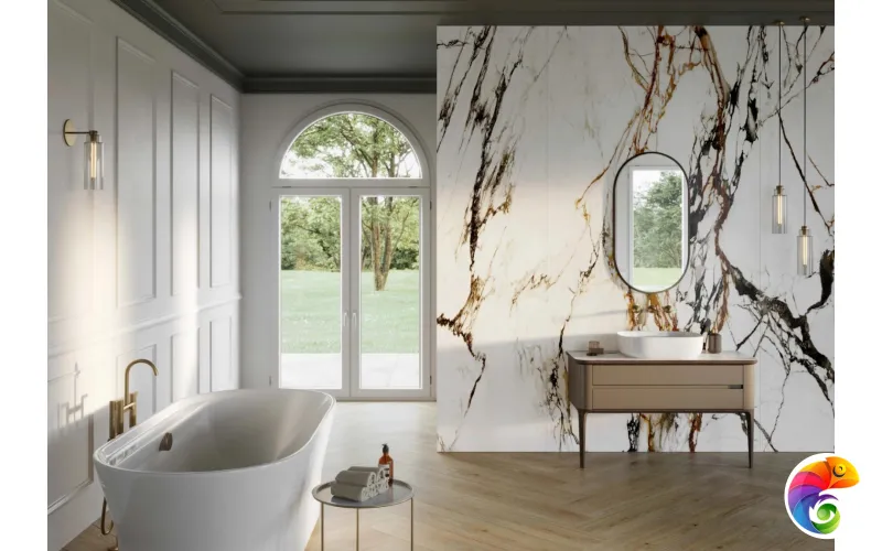 PORCELANOSA XLIGHT PAONAZZO BIONDO POLISHED 01 120х270x6 G-2705