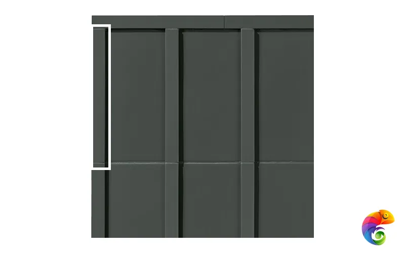 MUTINA MOTIVO GRAPHITE L 28х2.8