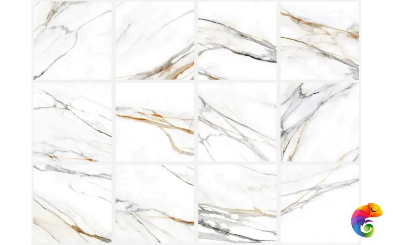 COLORKER CALACATTA GOLD WHITE PULIDO RECT. 120х120 M-86