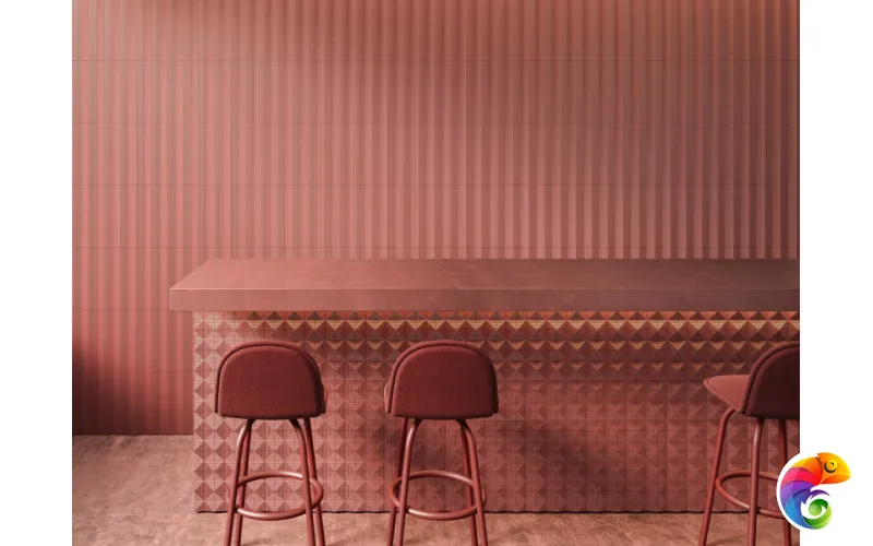 HARMONY PIQUE 3D BOURDEAUX 10х40 H-35