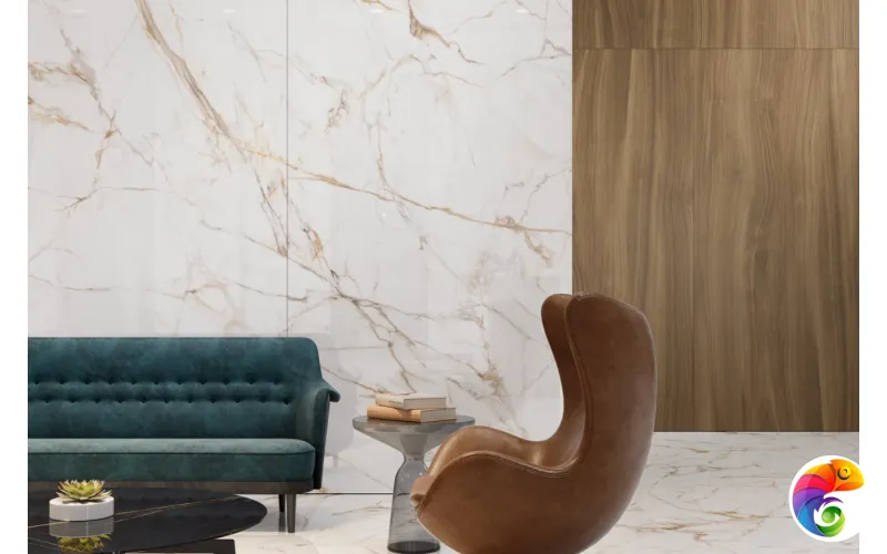 PORCELANOSA XLIGHT CALACATTA GOLD SILK 120х270 G-2504