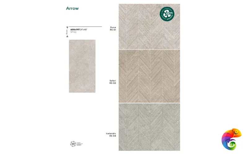 MIRAGE DUNE RS 01 ARROW SP SQ 60х119.7x0.8