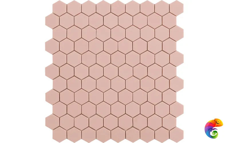 VIDREPUR CANDY PALE ROSE HEX (3.5X3.5) 31.7х30.7