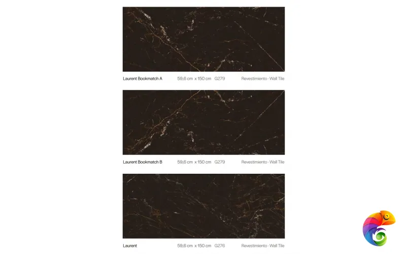 PORCELANOSA LAURENT BOOKMATCH A+B 59.6х150 G-279