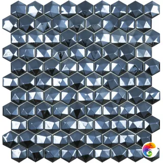VIDREPUR DIAMOND BLACK HEX (3.5х3.5) 31.7х30.7