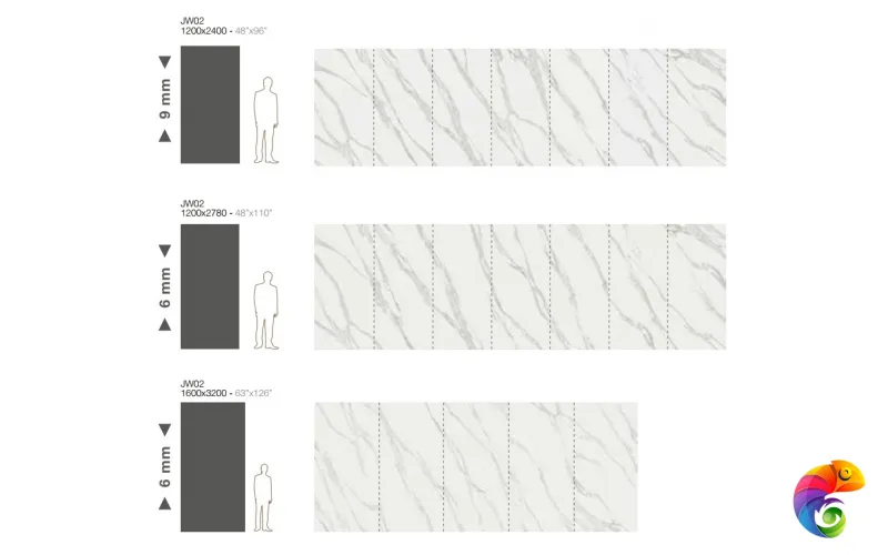 MIRAGE CALACATTA REALE JW 02 LUC SQ 120х278x6