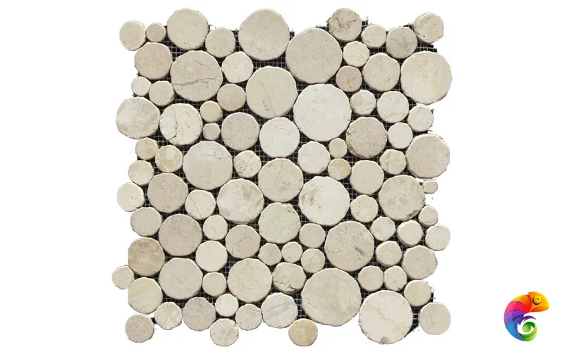LANTIC PARADISE ROUND STONE BLANCO 31.5x31.5 G-110