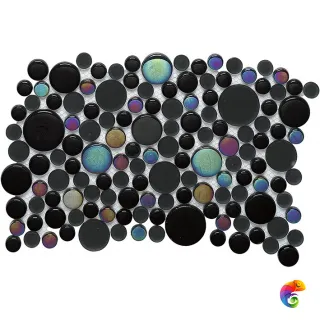 LANTIC GLACIER MOON METALLIC BLACK 19x29 G-119