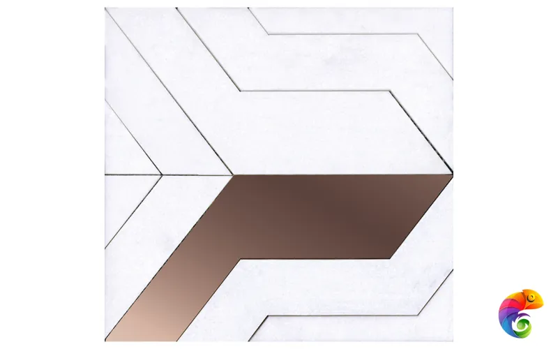 LANTIC FOCUS WHITE COPPER 29x28x0.98 G-160