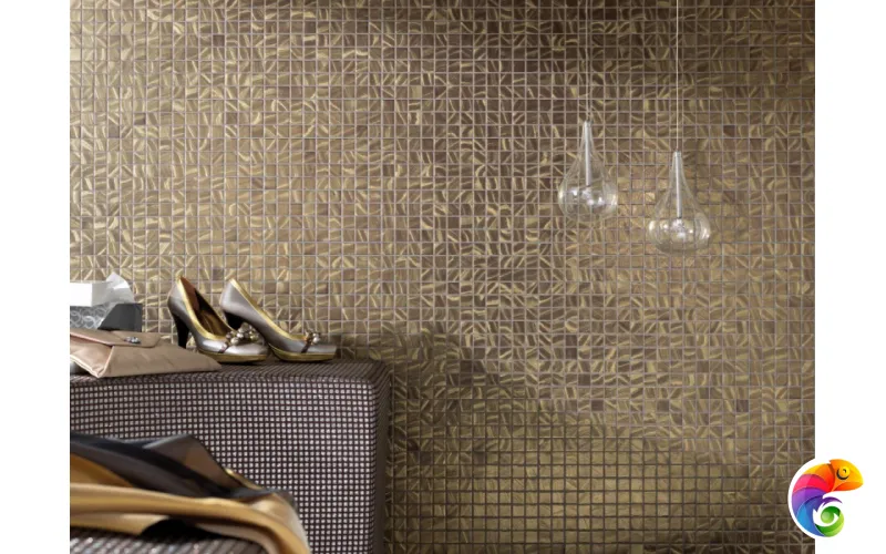 VIDREPUR ARTS SATIN GOLD (2.5Х2.5) 31.5х31.5