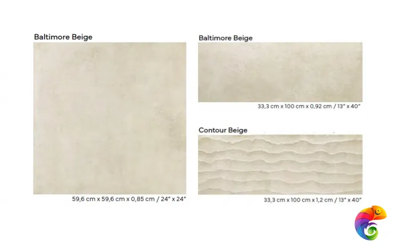 PORCELANOSA BALTIMORE BEIGE 33.3x100х0.9 G-271