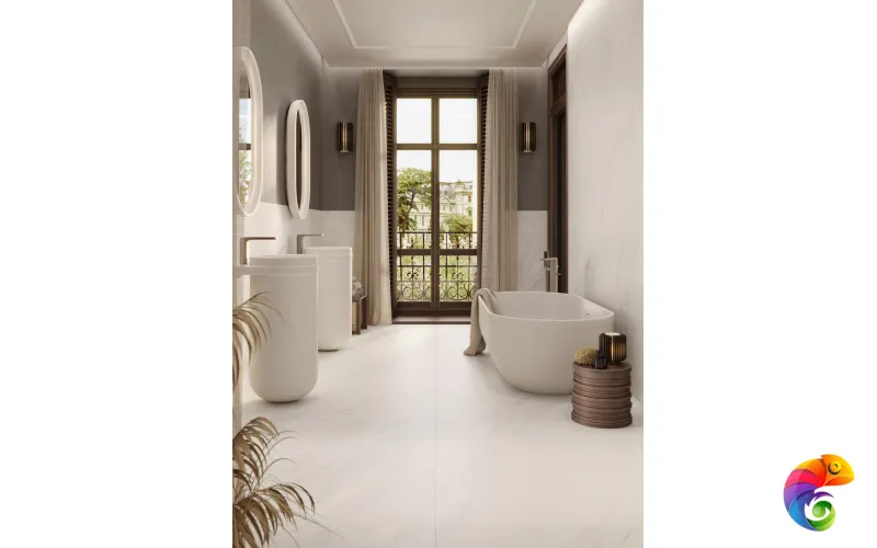 PORCELANOSA  XLIGHT GLEM WHITE NATURE 59.6х120 G-2541