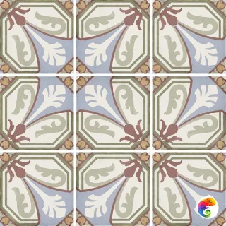 EQUIPE ART NOUVEAU VIENA COLOUR 20х20 EQ-5