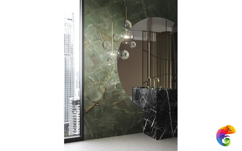 PORCELANOSA XLIGHT EMERALD GREEN 02 POLISHED 120х270 G-2705