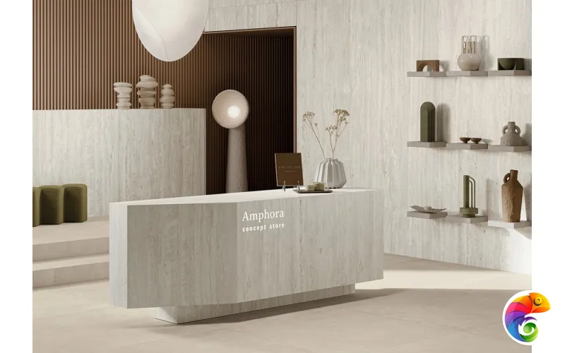 MIRAGE TRAVERTINO PEARLY EY 10 NAT SQ 60х60x0.9