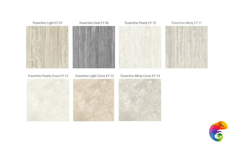 MIRAGE TRAVERTINO PEARLY EY 10 NAT SQ 60х60x0.9