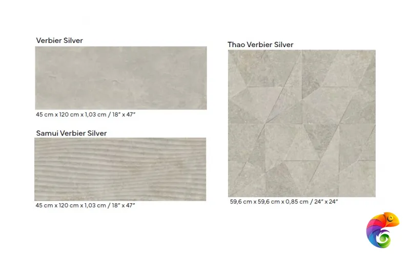 PORCELANOSA VERBIER SILVER 45х120 G-270