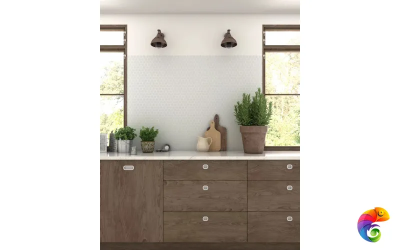 VIDREPUR NORDIC MATT WHITE HEX (3.5x3.5) 31.7х30.7