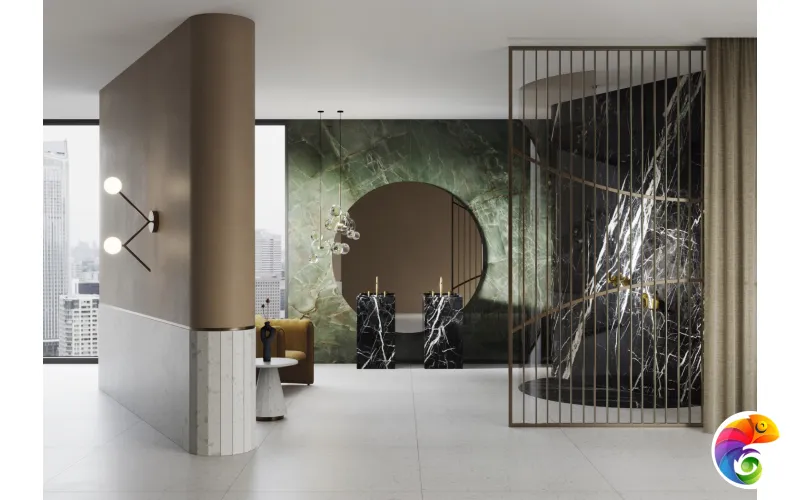 PORCELANOSA XLIGHT EMERALD GREEN POLISHED 120х270 G-2505