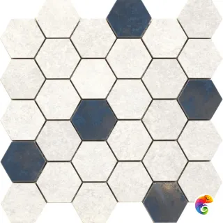PERONDA D.GRUNGE FLOOR WHITE HEXAGON AS 28.3х29.4 P-60