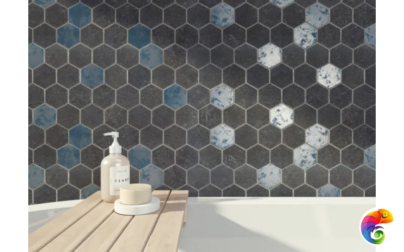 PERONDA D.GRUNGE FLOOR WHITE HEXAGON AS 28.3х29.4 P-60