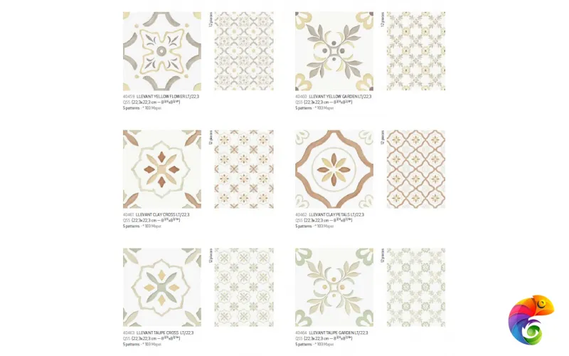 HARMONY LLEVANT TAUPE GARDEN LT 22.3х22.3 Q-55