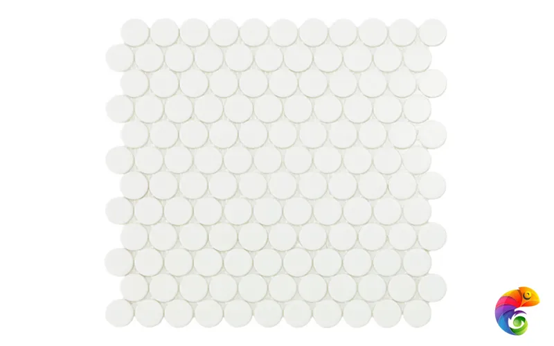 VIDREPUR CIRCLE WHITE MT (2.5Х2.5) 30.6х31.4