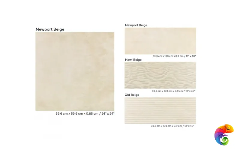 PORCELANOSA HAWI BEIGE 33.3x100х1.2 G-271