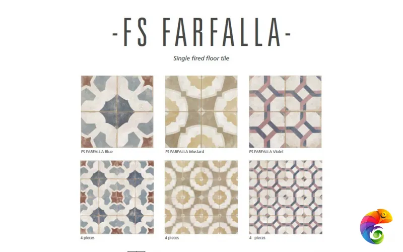 PERONDA FS FARFALLA VIOLET 45х45x0.95 BN-14