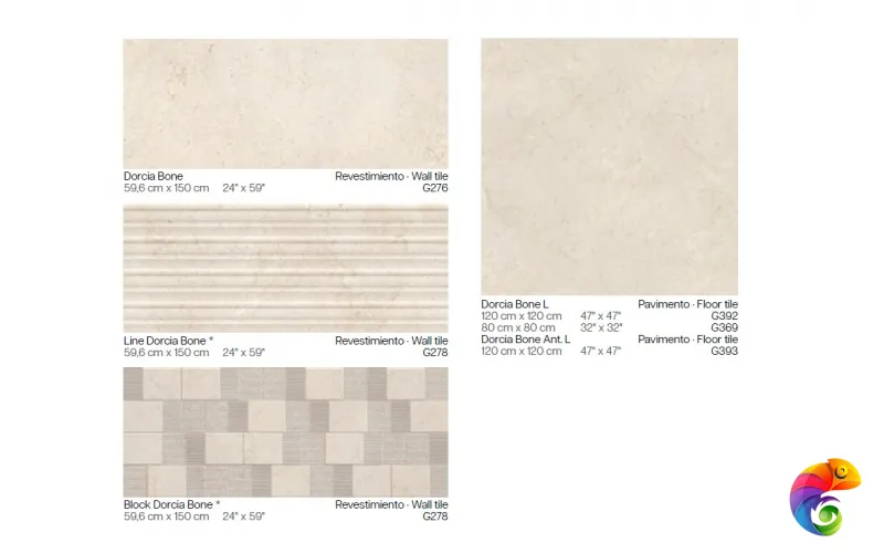 PORCELANOSA DORCIA BONE 59.6х150 G-276