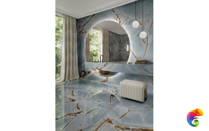 PORCELANOSA XLIGHT BLUE ROMA SILK 120х120 G-2531