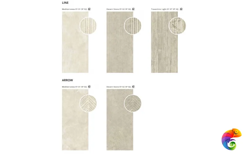 MIRAGE TRAVERTINO LIGHT EY 07 LINE SP SQ 120х278x6