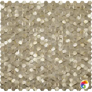 LANTIC GRAVITY ALUMINIUM 3D HEXAGON GOLD 30.7x30.1x0.6 G-150
