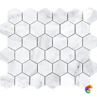 LANTIC ESSENTIAL HEXAGON CARRARA PULIDO 25.8x29.8x1 G-137