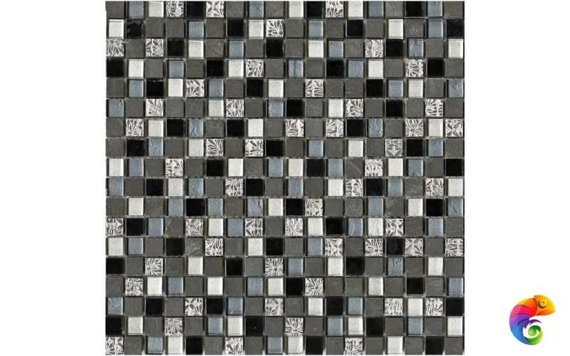 LANTIC IMPERIA MIX SILVER BLUE BLACKS (1.5x1.5) 29.8x29.8 G-126