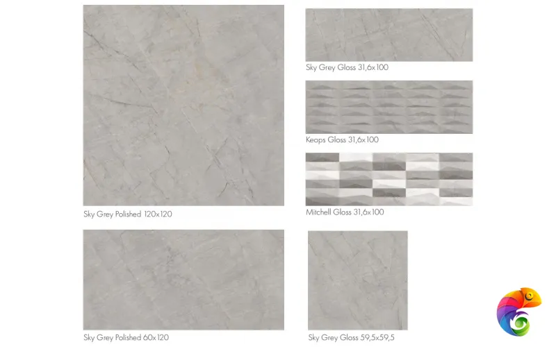 COLORKER SKY GREY POLISHED 60х120 M-79