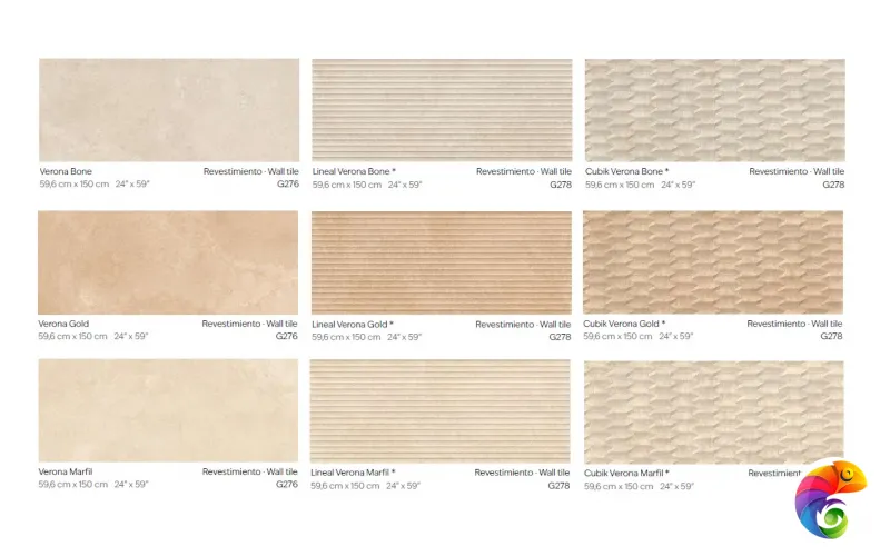 PORCELANOSA VERONA BONE LINEAL 59.6х150 G-278