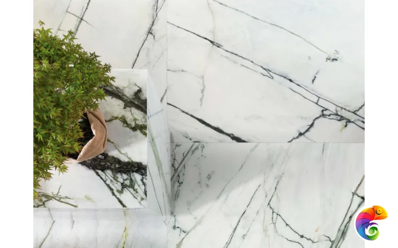 PORCELANOSA XLIGHT CALACATTA GREEN SILK 120х120 G-2531