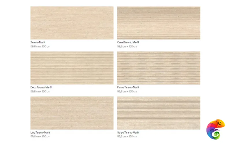 PORCELANOSA TARANTO MARFIL STRIPE 59.6х150 G-278