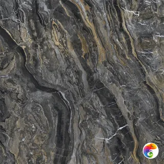 PORCELANOSA XLIGHT OROBICO DARK POLISHED 120х120х6 G-2531