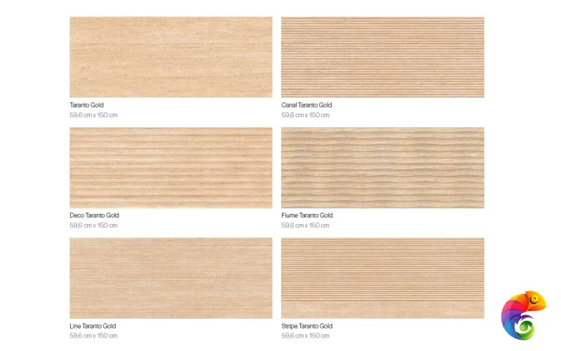 PORCELANOSA TARANTO GOLD LINE 59.6х150 G-278