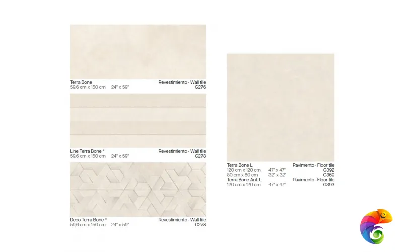 PORCELANOSA TERRA BONE L 120х120 G-392