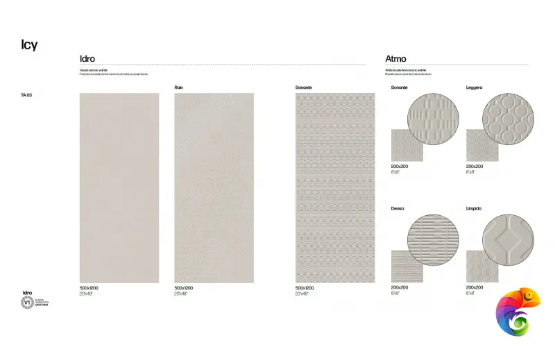 MIRAGE ICY TA 03 IDRO SONANTE 50х120x0.85