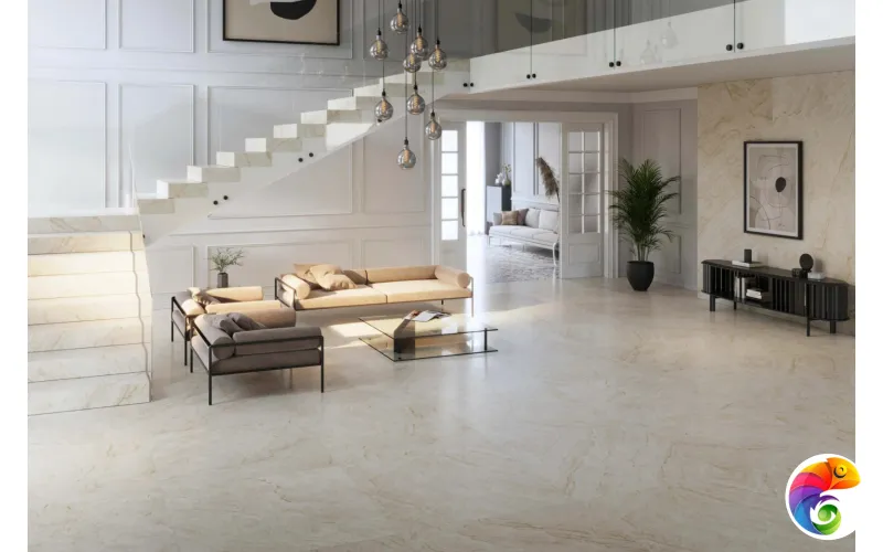 PORCELANOSA XLIGHT TAJ MAHAL POLISHED 120х120х6 G-2531