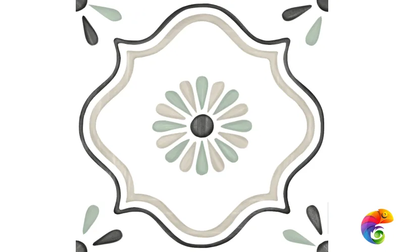 HARMONY TANGER SAND FLOWER 12.3х12.3 Q-39